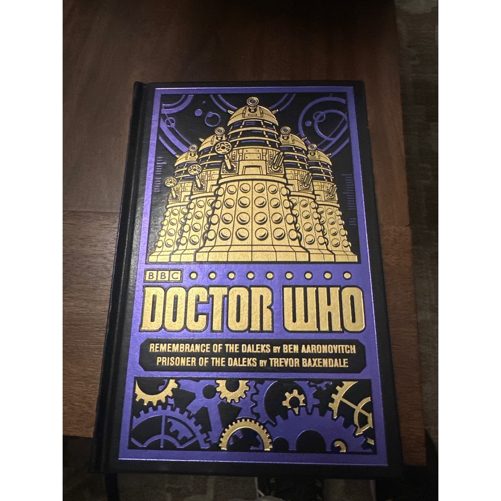Doctor Who Remembrance & Prisoner of the Daleks Hardcover Gold Gilt BBC Books